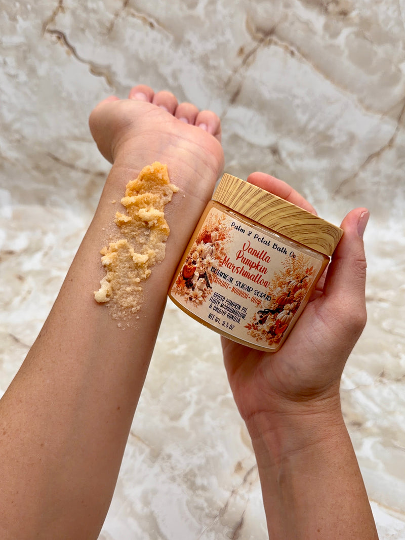 Vanilla Pumpkin Marshmallow Botanical Sugar Scrub