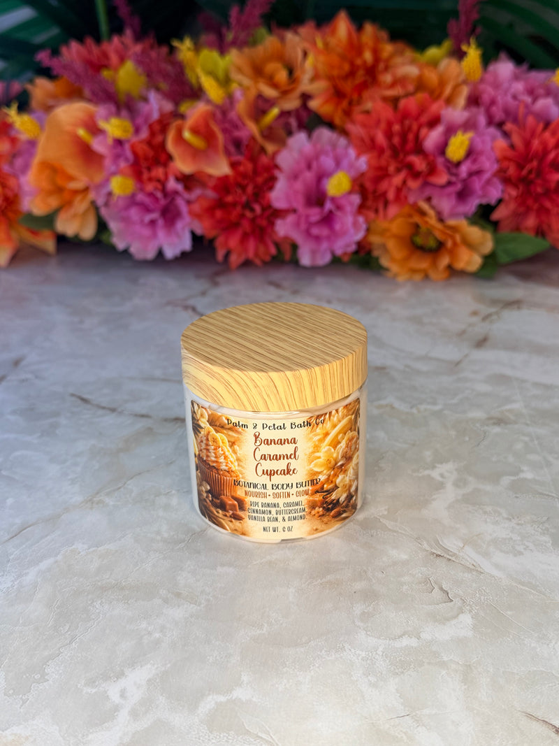 Banana Caramel Cupcake Botanical Body Butter