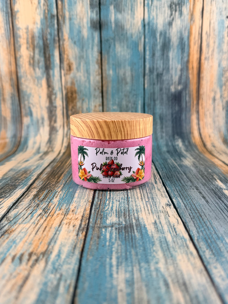 Pink Strawberry Sugar Scrub