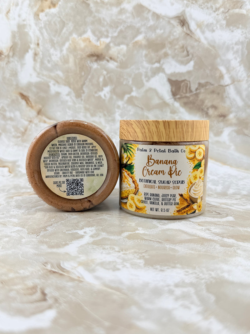 Banana Cream Pie Botanical Sugar Scrub