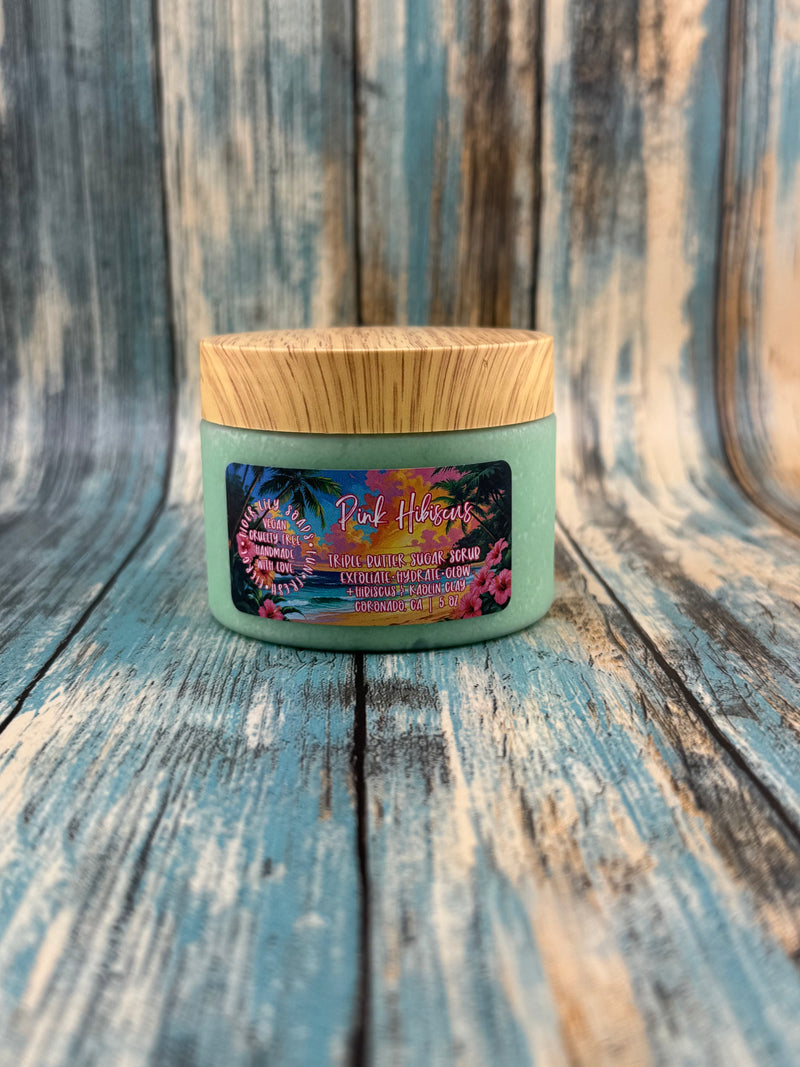 Pink Hibiscus Sugar Scrub