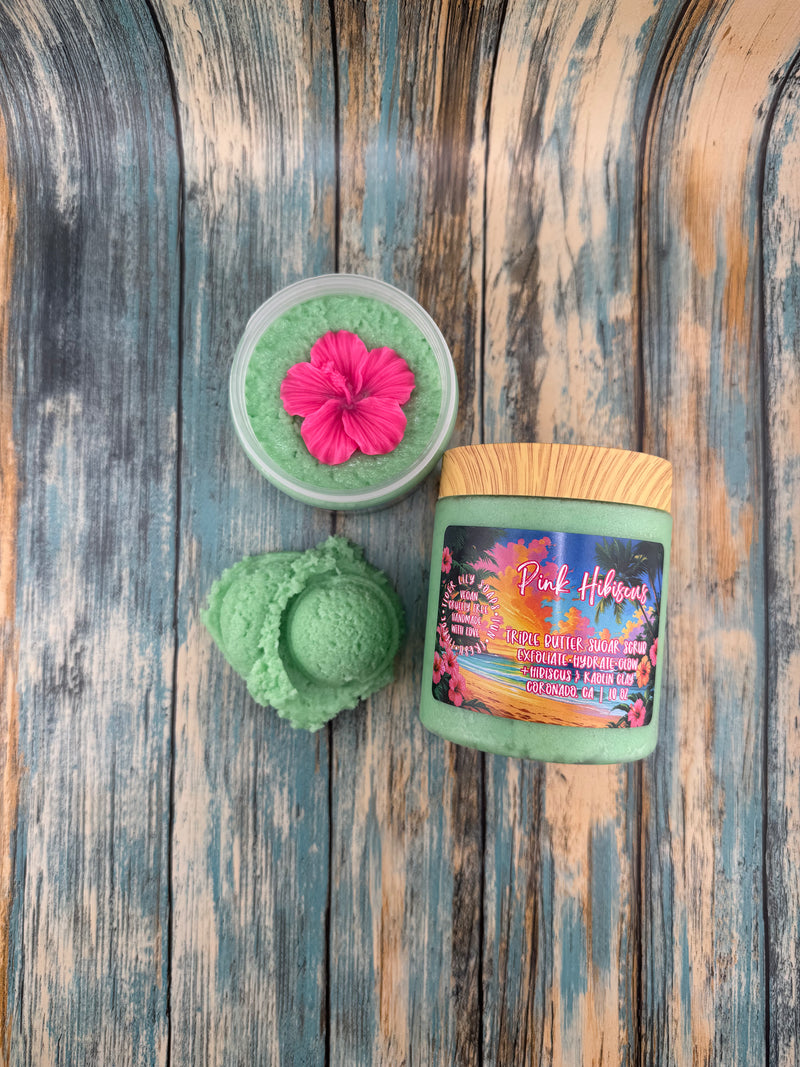 Pink Hibiscus Sugar Scrub